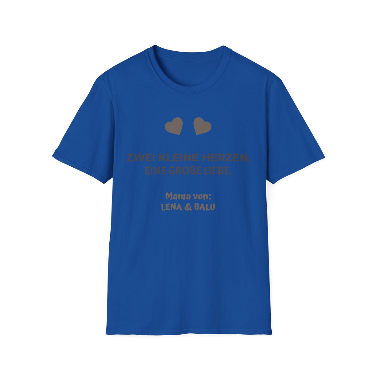 Mama Shirt personalisiert – „Zwei kleine Herzen. Eine große Liebe.“ | Cozee