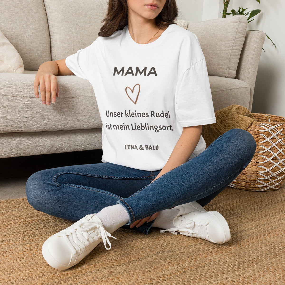 Mama Shirt personalisiert – Unser kleines Rudel