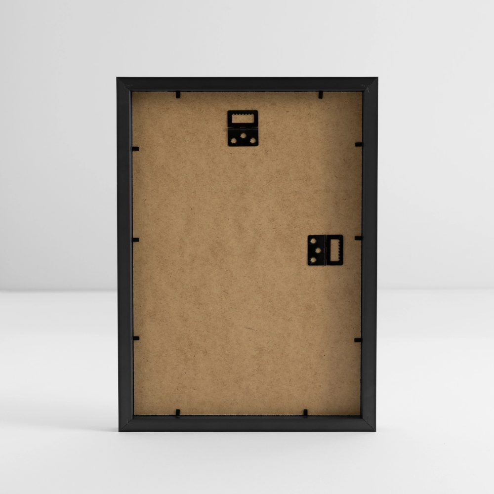 Niedliches Pferd Poster fürs Kinderzimmer – Sanftes Bauernhof Tier Wandbild im Aquarellstil - black