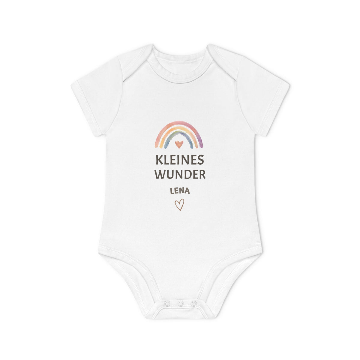 Personalisierter Babybody – Kleines Wunder | Babybody mit Name
